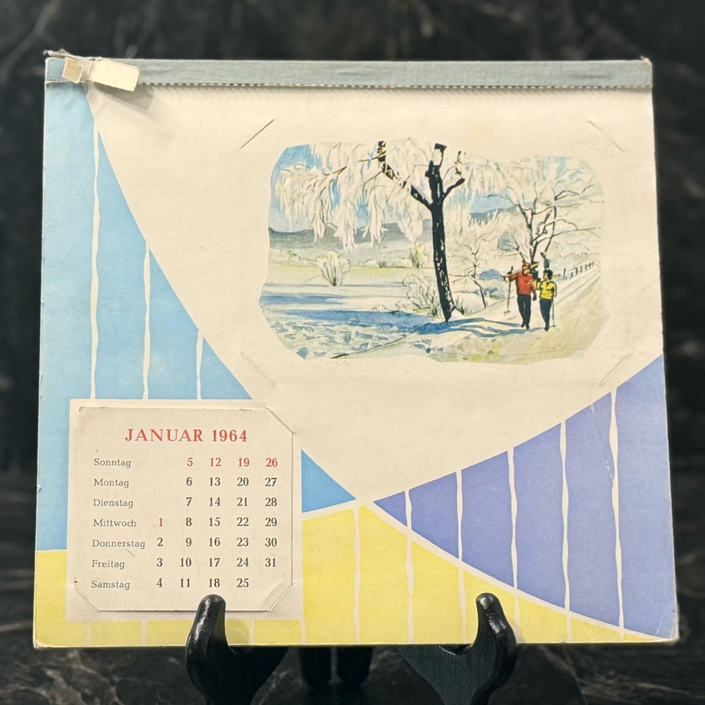 1964 German Wall Calendar